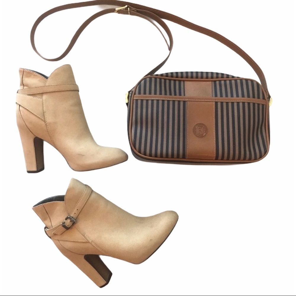 7 for All Mankind Ankle Tan Boots